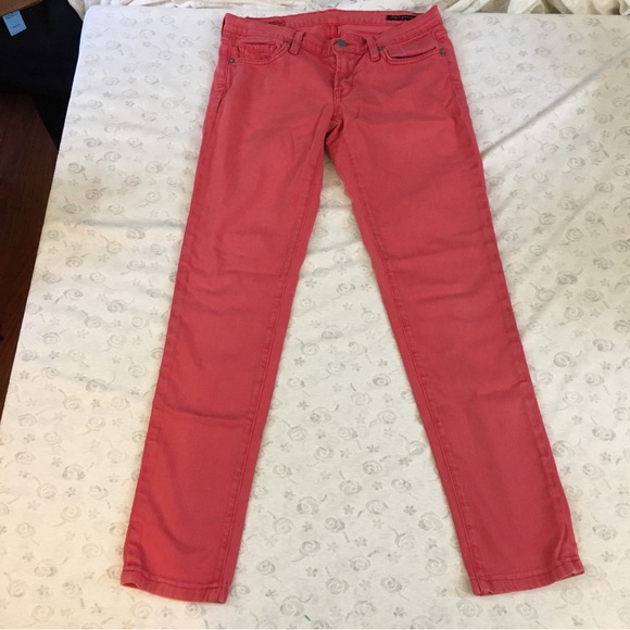 Citizens of Humanity Coral Avedon Pop Art Skinny Jeans size 25 - Picture 5 of 6